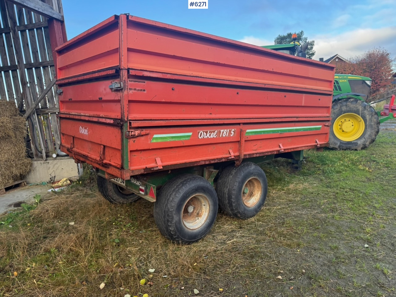1991 Orkel T81 S - Селскостопанско ремарке: снимка 3 1991 Orkel T81 S - Селскостопанско ремарке: снимка 3