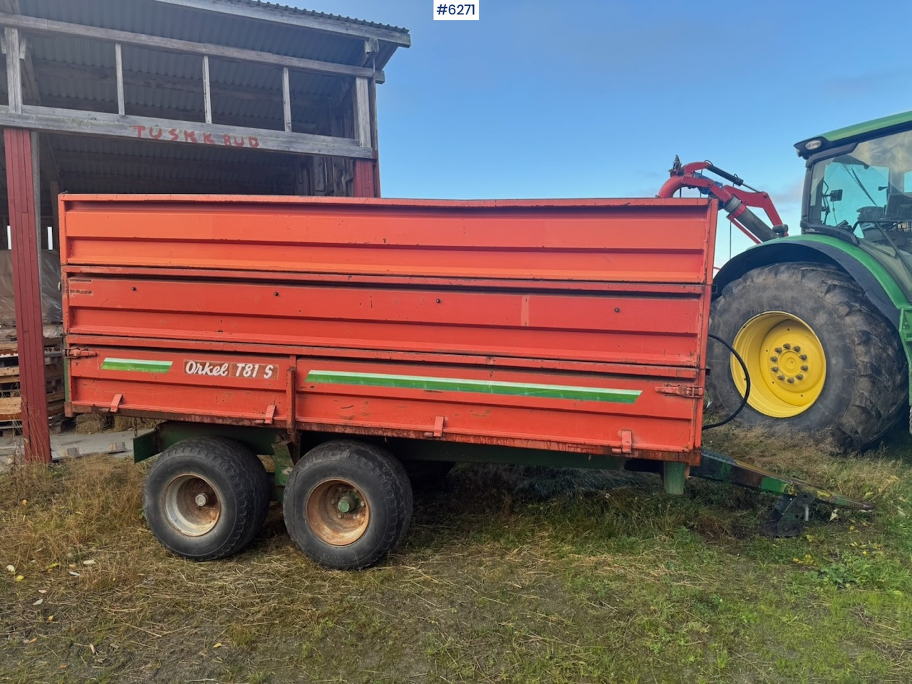1991 Orkel T81 S - Селскостопанско ремарке: снимка 2 1991 Orkel T81 S - Селскостопанско ремарке: снимка 2