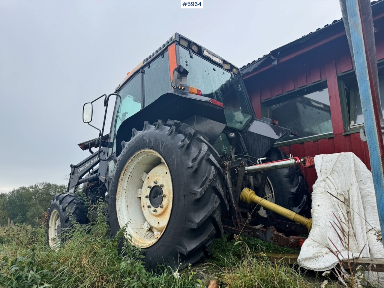 1991 Valmet 6100 Turbo with front loader and bucket - Трактор: снимка 2 1991 Valmet 6100 Turbo with front loader and bucket - Трактор: снимка 2