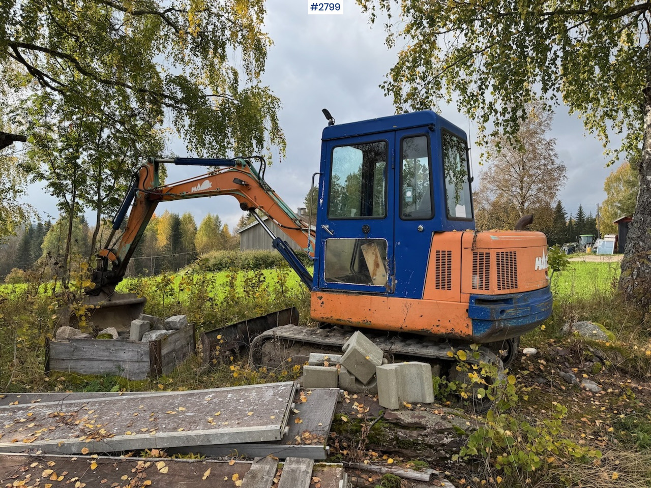 1992 Hanix H45 w/ 4 drawers and spike hammer - Мини багер: снимка 1 1992 Hanix H45 w/ 4 drawers and spike hammer - Мини багер: снимка 1