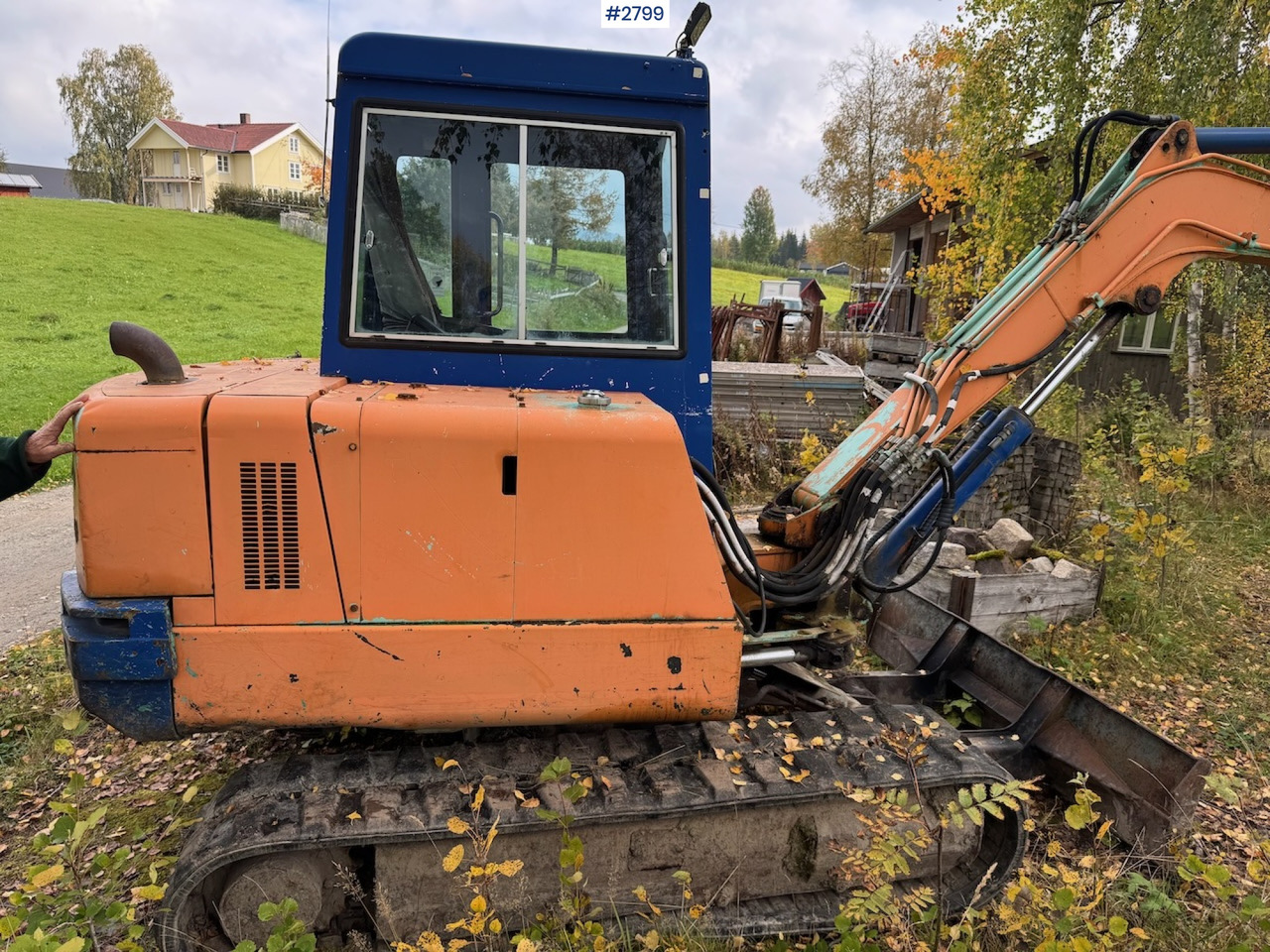 1992 Hanix H45 w/ 4 drawers and spike hammer - Мини багер: снимка 4 1992 Hanix H45 w/ 4 drawers and spike hammer - Мини багер: снимка 4