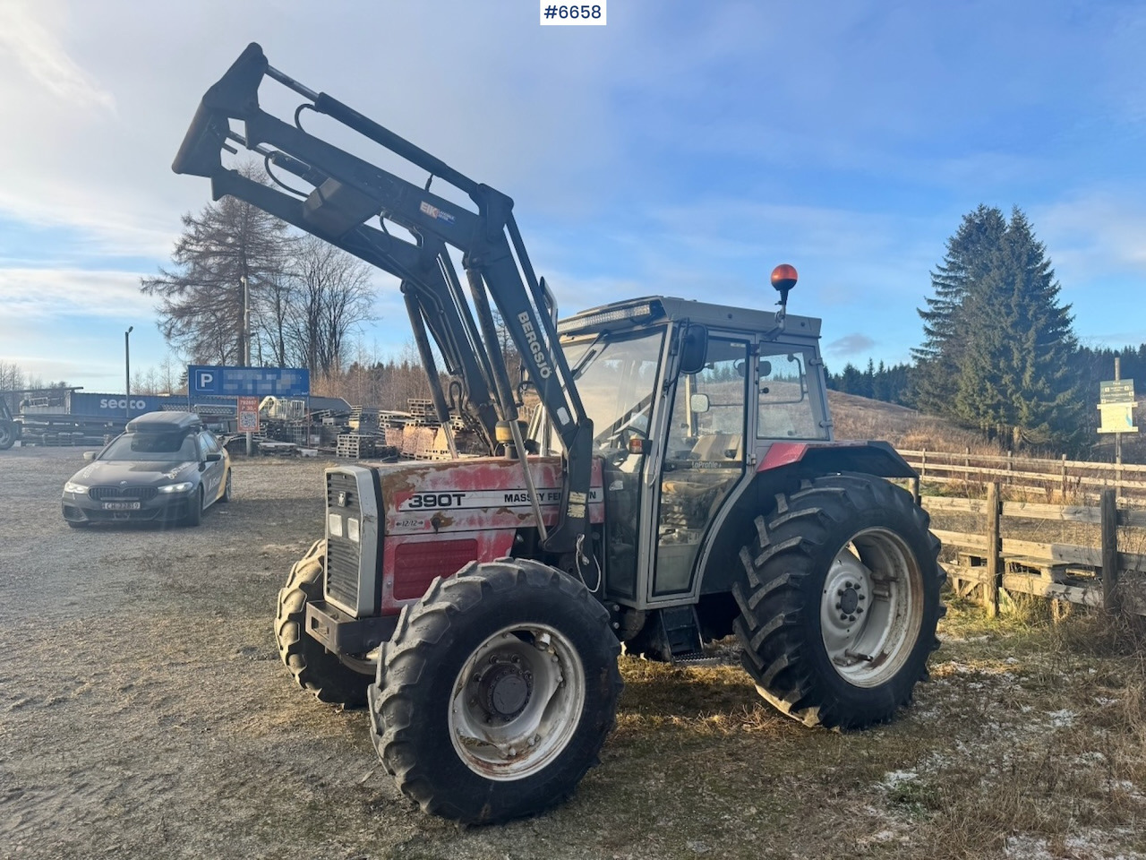 1995 Massey Ferguson 390T w/ Front Loader. - Трактор: снимка 2 1995 Massey Ferguson 390T w/ Front Loader. - Трактор: снимка 2