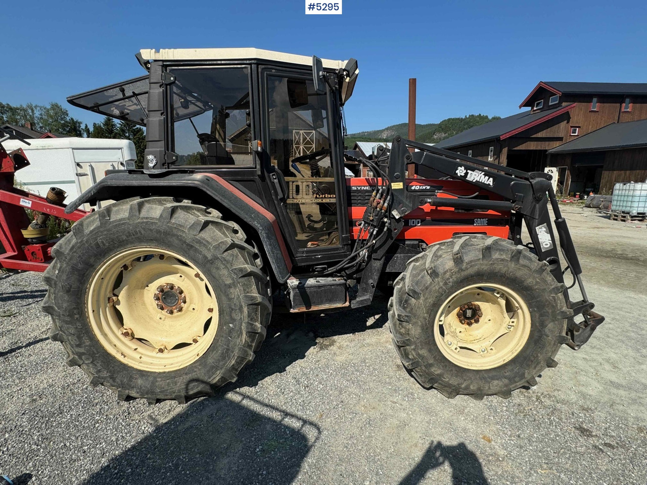1995 SAME Antares tractor w/ front loader. WATCH VIDEO! - Трактор: снимка 5 1995 SAME Antares tractor w/ front loader. WATCH VIDEO! - Трактор: снимка 5