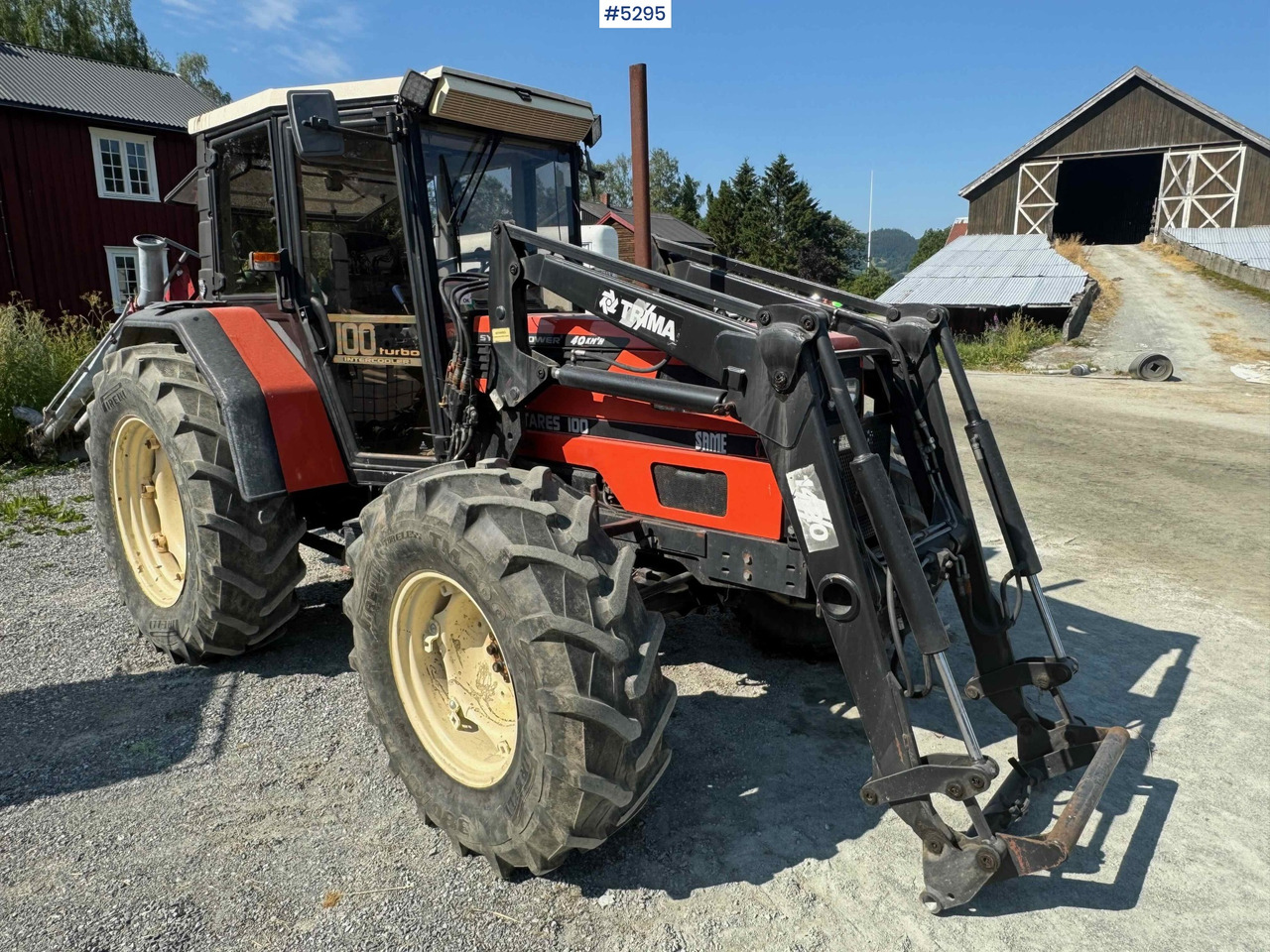 1995 SAME Antares tractor w/ front loader. WATCH VIDEO! - Трактор: снимка 1 1995 SAME Antares tractor w/ front loader. WATCH VIDEO! - Трактор: снимка 1