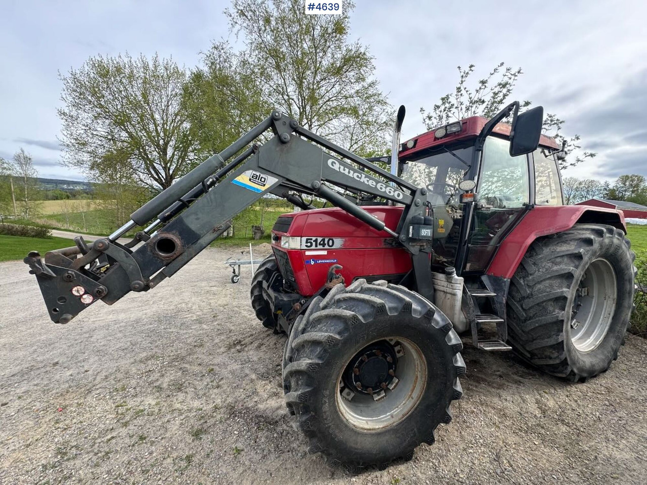 1996 CASE IH 5140 Maxxum Plus w/ front loader - Трактор: снимка 2 1996 CASE IH 5140 Maxxum Plus w/ front loader - Трактор: снимка 2