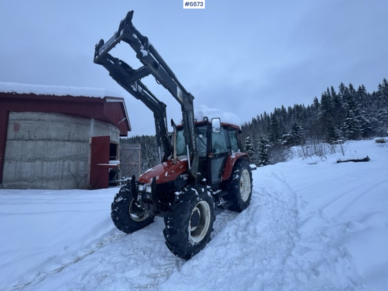 1996 New Holland L75 with front loader and 3rd function - Трактор: снимка 1 1996 New Holland L75 with front loader and 3rd function - Трактор: снимка 1
