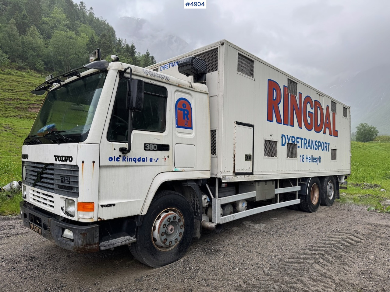 1996 Volvo FL12 6x2 Animal transport. - За превоз на животни камион: снимка 4 1996 Volvo FL12 6x2 Animal transport. - За превоз на животни камион: снимка 4