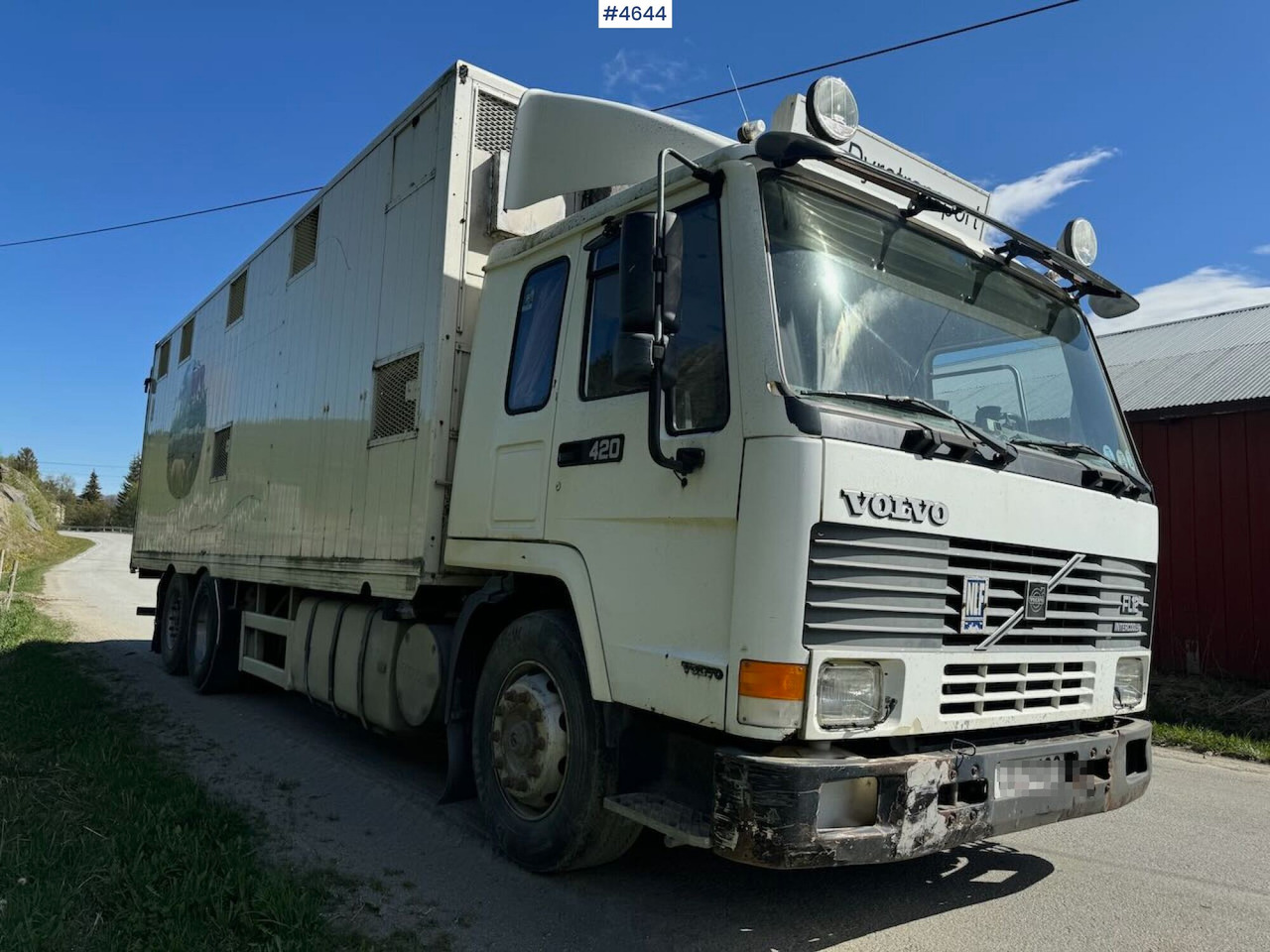 1997 Volvo FL12 6x2 Dyretransportbil - За превоз на животни камион: снимка 3 1997 Volvo FL12 6x2 Dyretransportbil - За превоз на животни камион: снимка 3