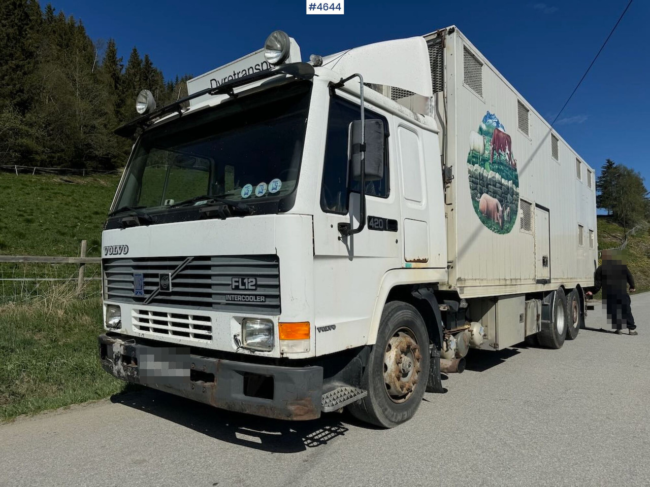1997 Volvo FL12 6x2 Dyretransportbil - За превоз на животни камион: снимка 3 1997 Volvo FL12 6x2 Dyretransportbil - За превоз на животни камион: снимка 3