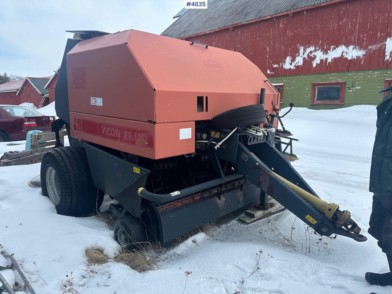 1998 Vicon RF 130 Round baler. - Машина за сено и фураж: снимка 5 1998 Vicon RF 130 Round baler. - Машина за сено и фураж: снимка 5