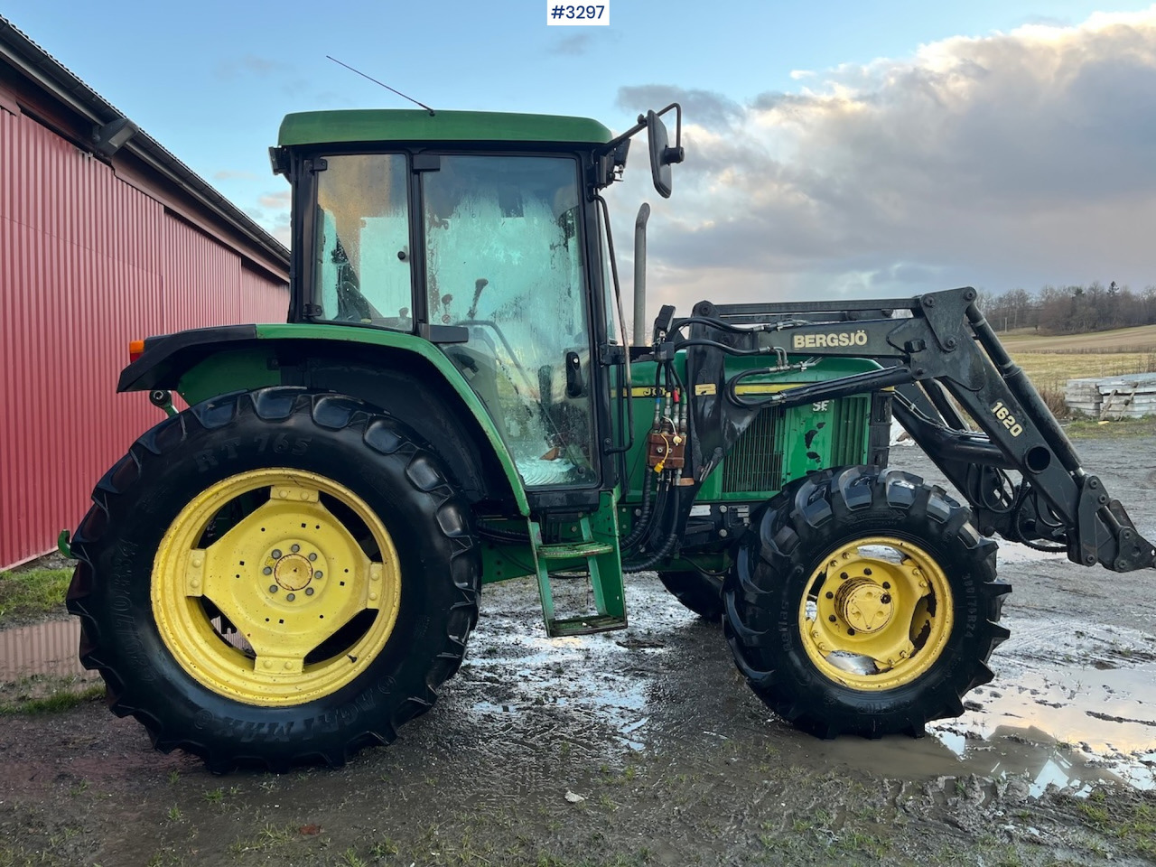 1999 John Deere 6210 SE with Front Loader - Трактор: снимка 5 1999 John Deere 6210 SE with Front Loader - Трактор: снимка 5