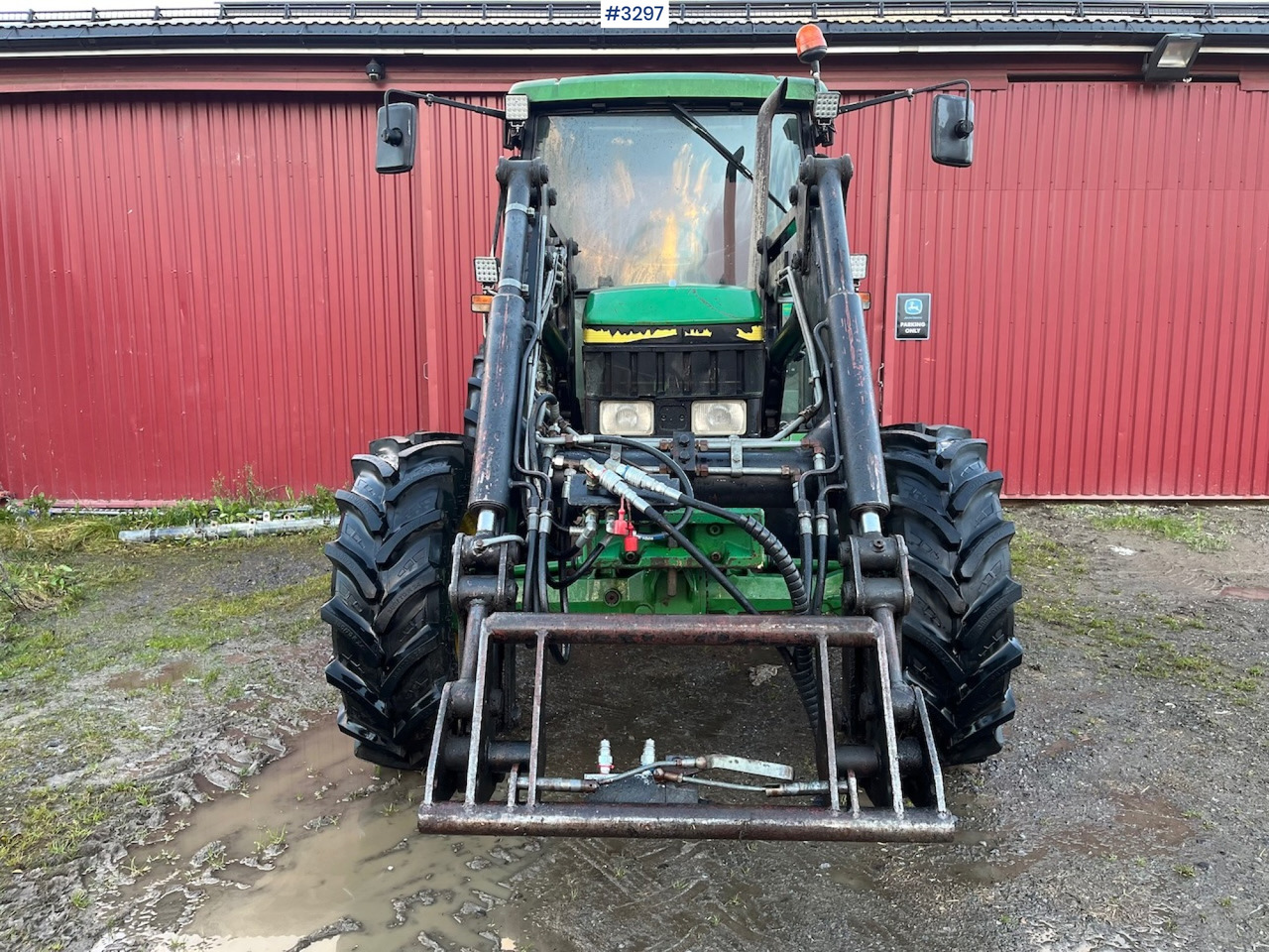 1999 John Deere 6210 SE with Front Loader - Трактор: снимка 3 1999 John Deere 6210 SE with Front Loader - Трактор: снимка 3