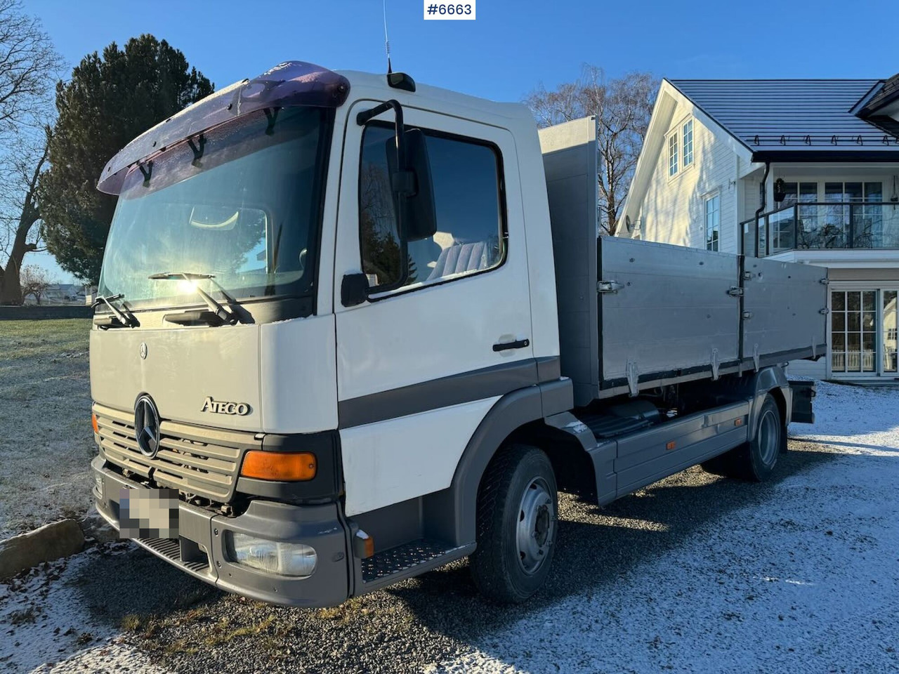 1999 Mercedes Atego 4x2 Tippbil. 173 000 km! - Бордово ремарке/ Платформа: снимка 1 1999 Mercedes Atego 4x2 Tippbil. 173 000 km! - Бордово ремарке/ Платформа: снимка 1