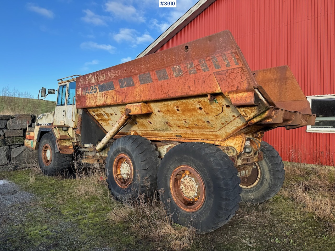 1999 Terex TA25 Dumper m/ lite timer. - Съчленен самосвал: снимка 4 1999 Terex TA25 Dumper m/ lite timer. - Съчленен самосвал: снимка 4