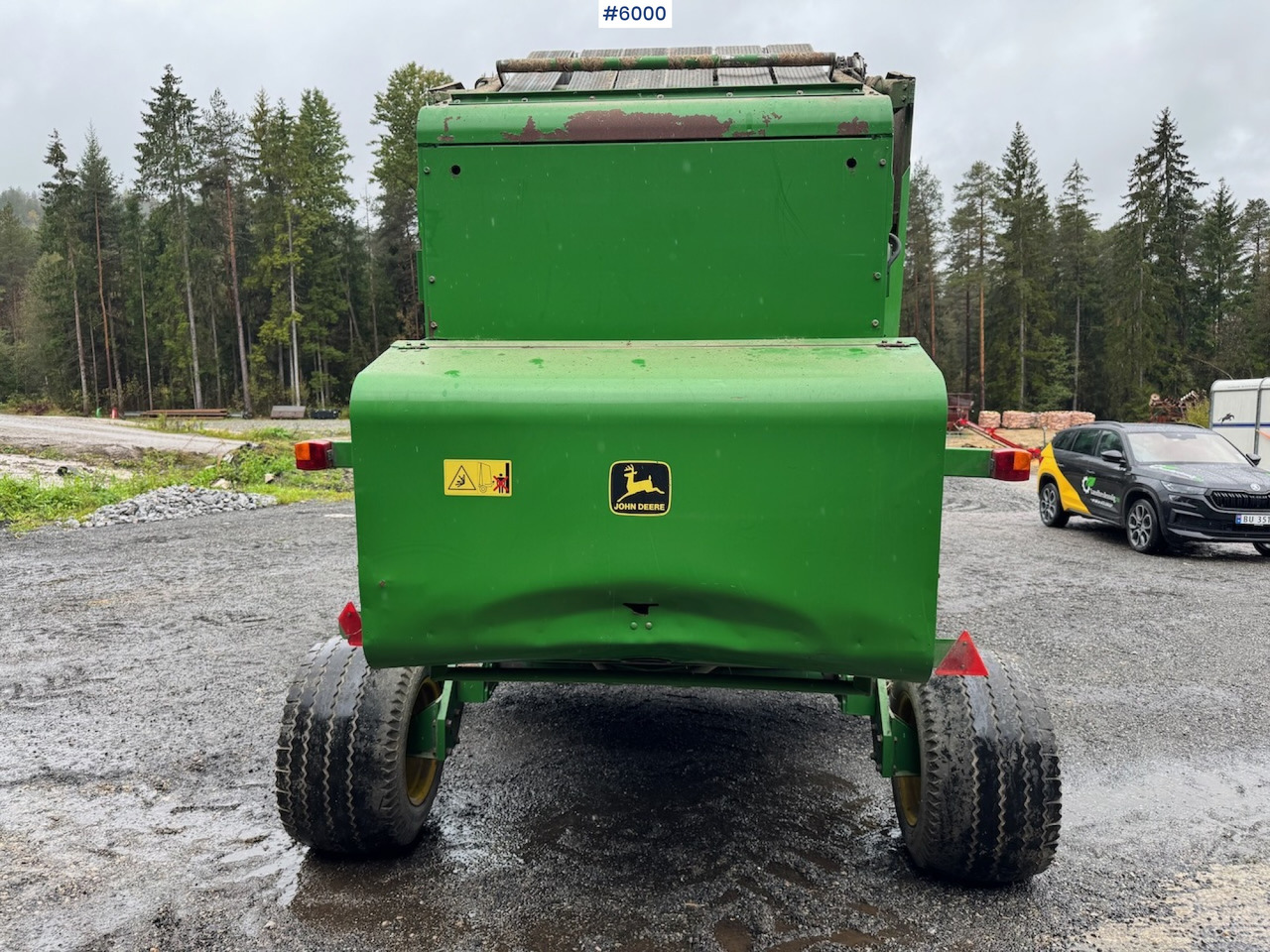 2000 John Deere 590 Round Baler. - Машина за сено и фураж: снимка 4 2000 John Deere 590 Round Baler. - Машина за сено и фураж: снимка 4