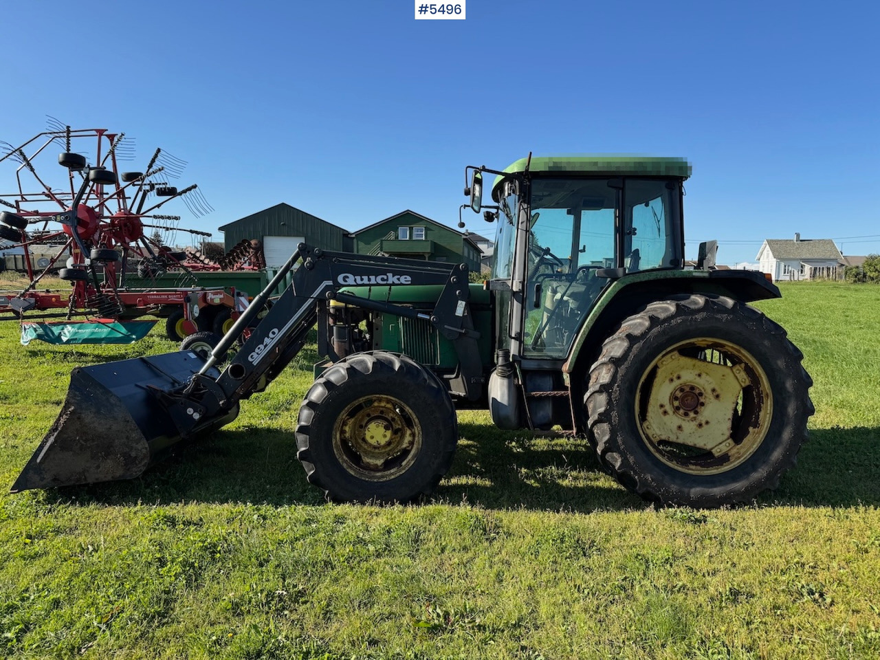2000 John Deere 6410 SE w/front loader. - Трактор: снимка 1 2000 John Deere 6410 SE w/front loader. - Трактор: снимка 1