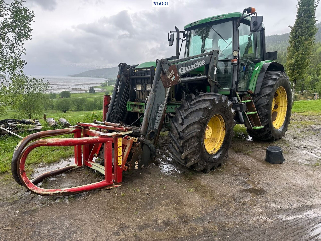 2000 John Deere 6610 4x4 tractor w/ front loader. - Трактор: снимка 2 2000 John Deere 6610 4x4 tractor w/ front loader. - Трактор: снимка 2