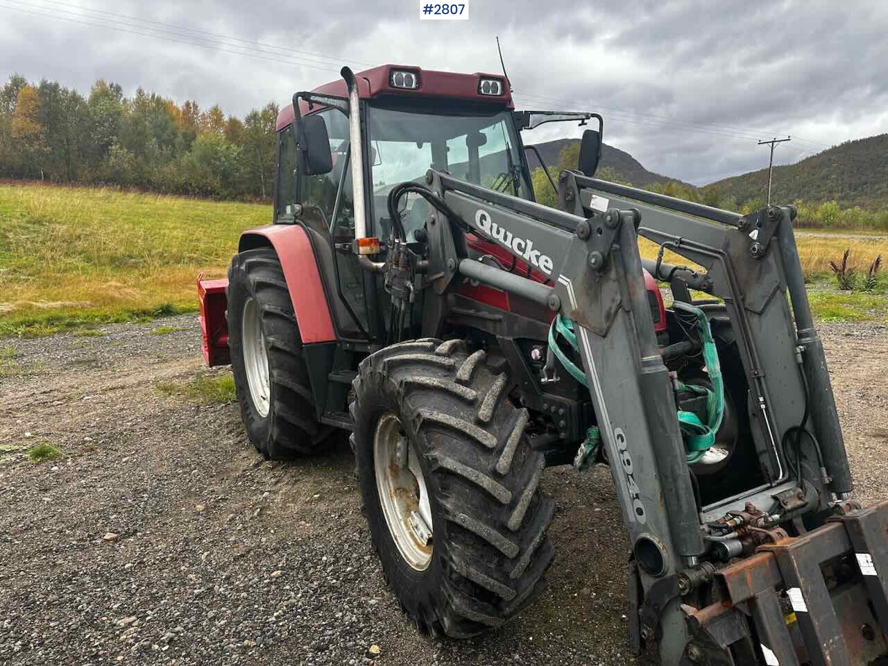 2001 Case CS86A tractor w/ Quicke Q940 front loader. - Трактор: снимка 5 2001 Case CS86A tractor w/ Quicke Q940 front loader. - Трактор: снимка 5