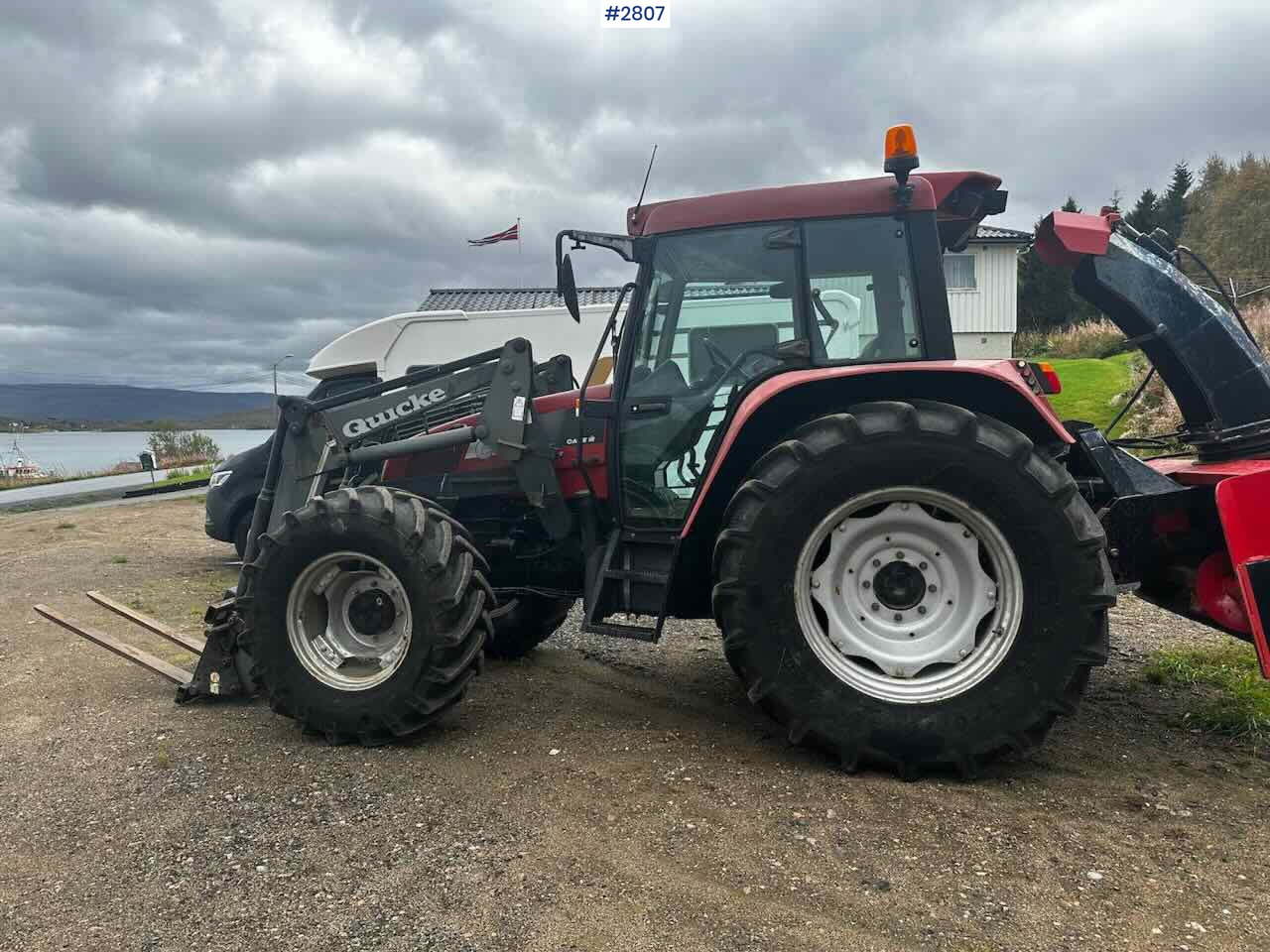 2001 Case CS86A tractor w/ Quicke Q940 front loader. - Трактор: снимка 1 2001 Case CS86A tractor w/ Quicke Q940 front loader. - Трактор: снимка 1