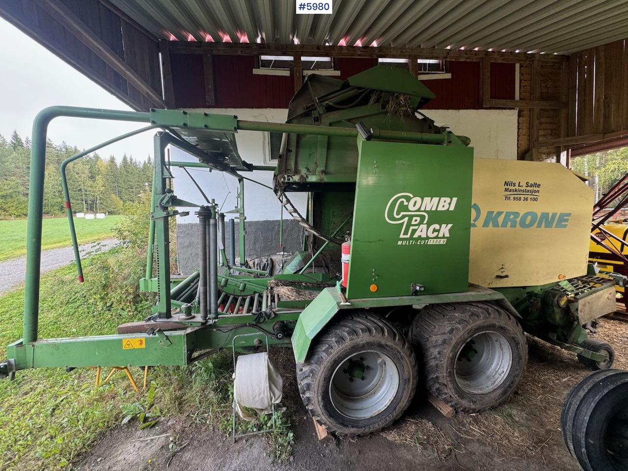2001 Krone Combipack 1500 - Машина за сено и фураж: снимка 4 2001 Krone Combipack 1500 - Машина за сено и фураж: снимка 4