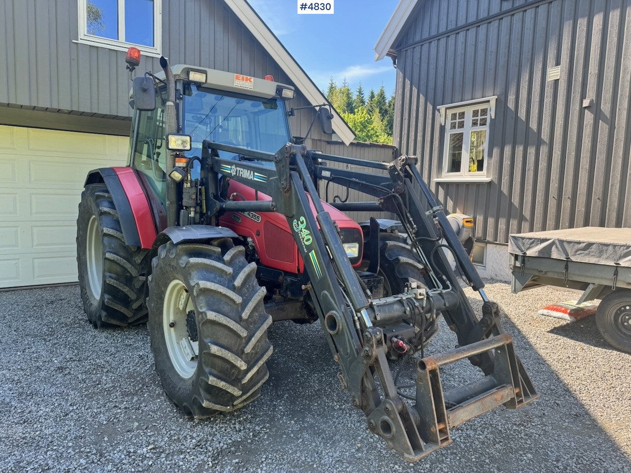2001 Massey Ferguson 4355 4x4 with Front Loader - Трактор: снимка 3 2001 Massey Ferguson 4355 4x4 with Front Loader - Трактор: снимка 3