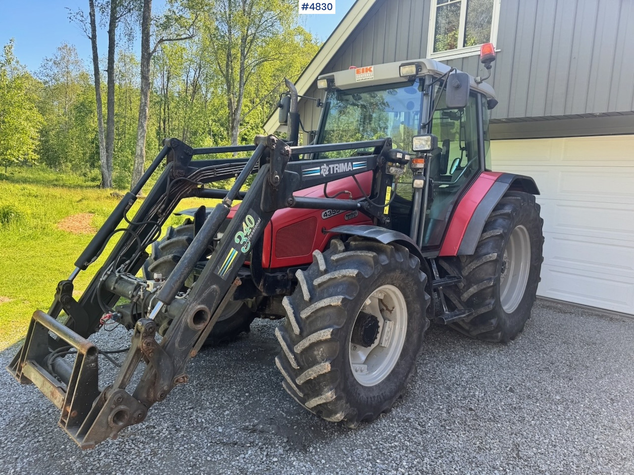 2001 Massey Ferguson 4355 4x4 with Front Loader - Трактор: снимка 2 2001 Massey Ferguson 4355 4x4 with Front Loader - Трактор: снимка 2
