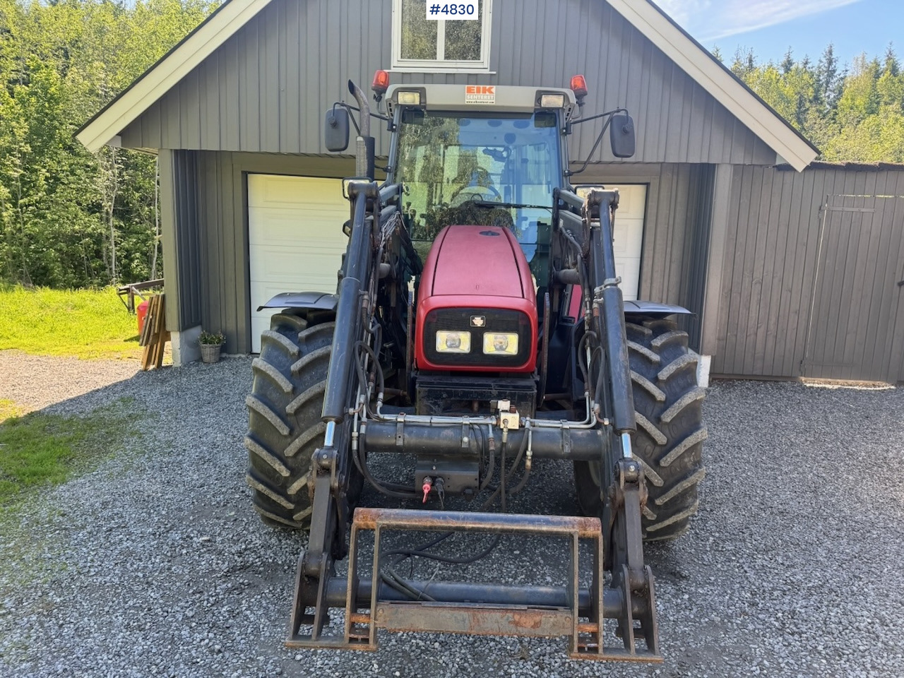 2001 Massey Ferguson 4355 4x4 with Front Loader - Трактор: снимка 4 2001 Massey Ferguson 4355 4x4 with Front Loader - Трактор: снимка 4