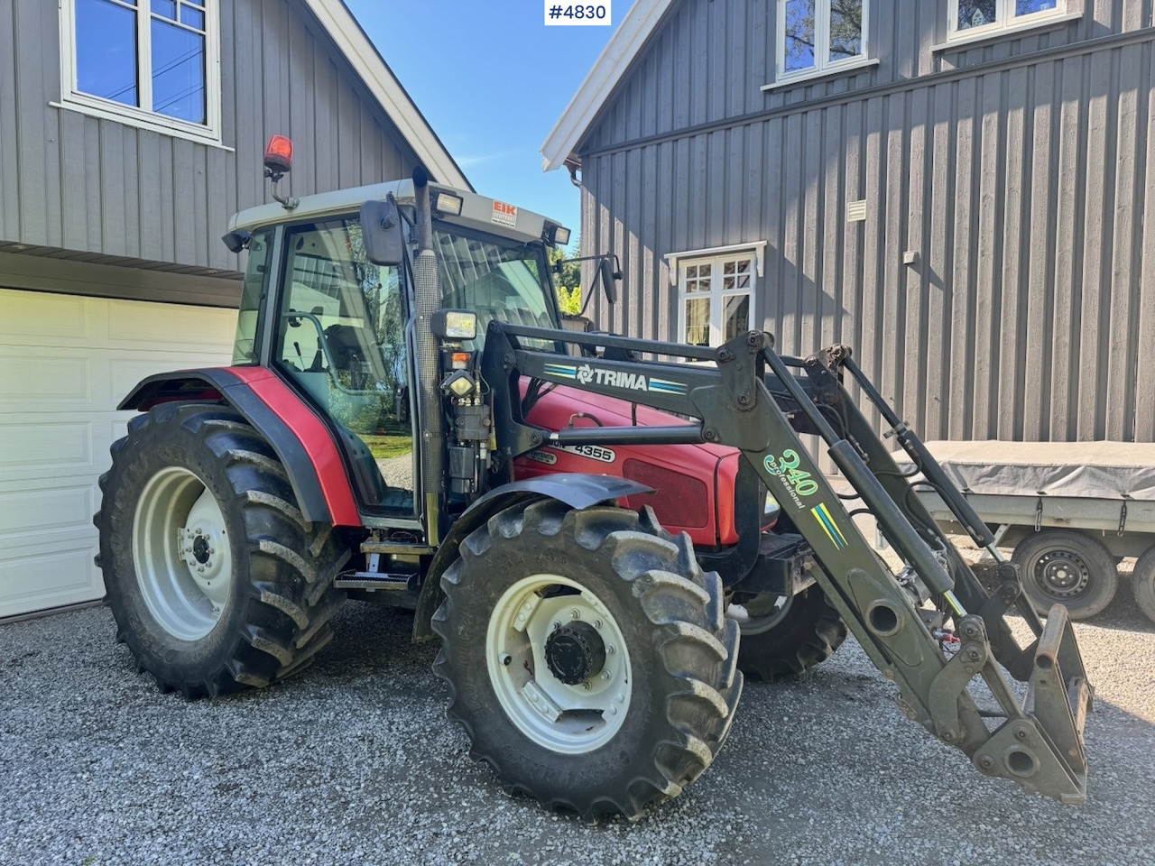 2001 Massey Ferguson 4355 4x4 with Front Loader - Трактор: снимка 5 2001 Massey Ferguson 4355 4x4 with Front Loader - Трактор: снимка 5