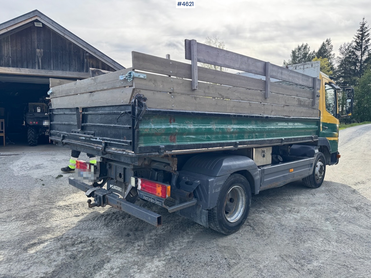 Бордови камион 2001 Mercedes-Benz Atego: снимка 7