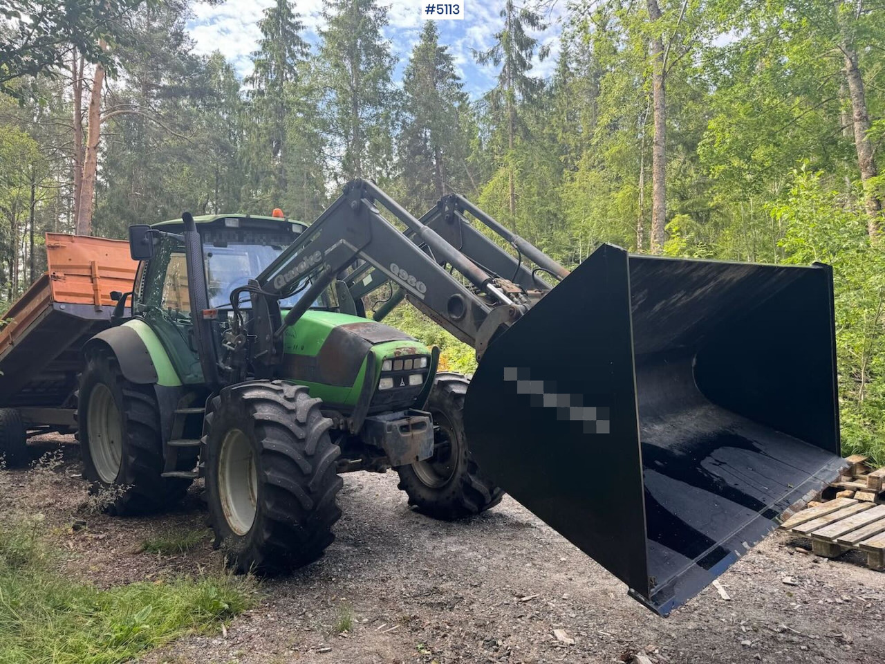 2004 Deutz-Fahr Agrotron TTV 1130 w/ front loader - Трактор: снимка 2 2004 Deutz-Fahr Agrotron TTV 1130 w/ front loader - Трактор: снимка 2