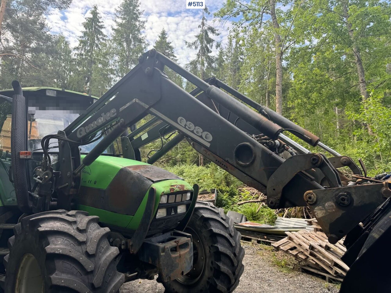 2004 Deutz-Fahr Agrotron TTV 1130 w/ front loader - Трактор: снимка 3 2004 Deutz-Fahr Agrotron TTV 1130 w/ front loader - Трактор: снимка 3