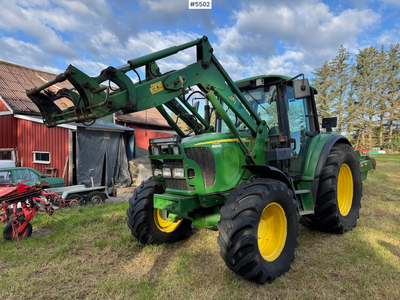 2004 John Deere 6220 w/front loader - Трактор: снимка 2 2004 John Deere 6220 w/front loader - Трактор: снимка 2