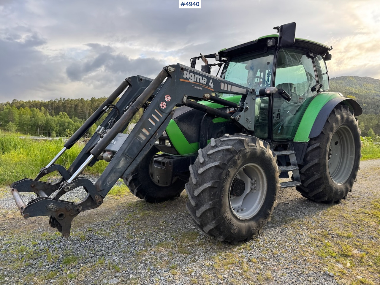 2006 Deutz-Fahr Agrotron K90 w/front loader. - Трактор: снимка 2 2006 Deutz-Fahr Agrotron K90 w/front loader. - Трактор: снимка 2