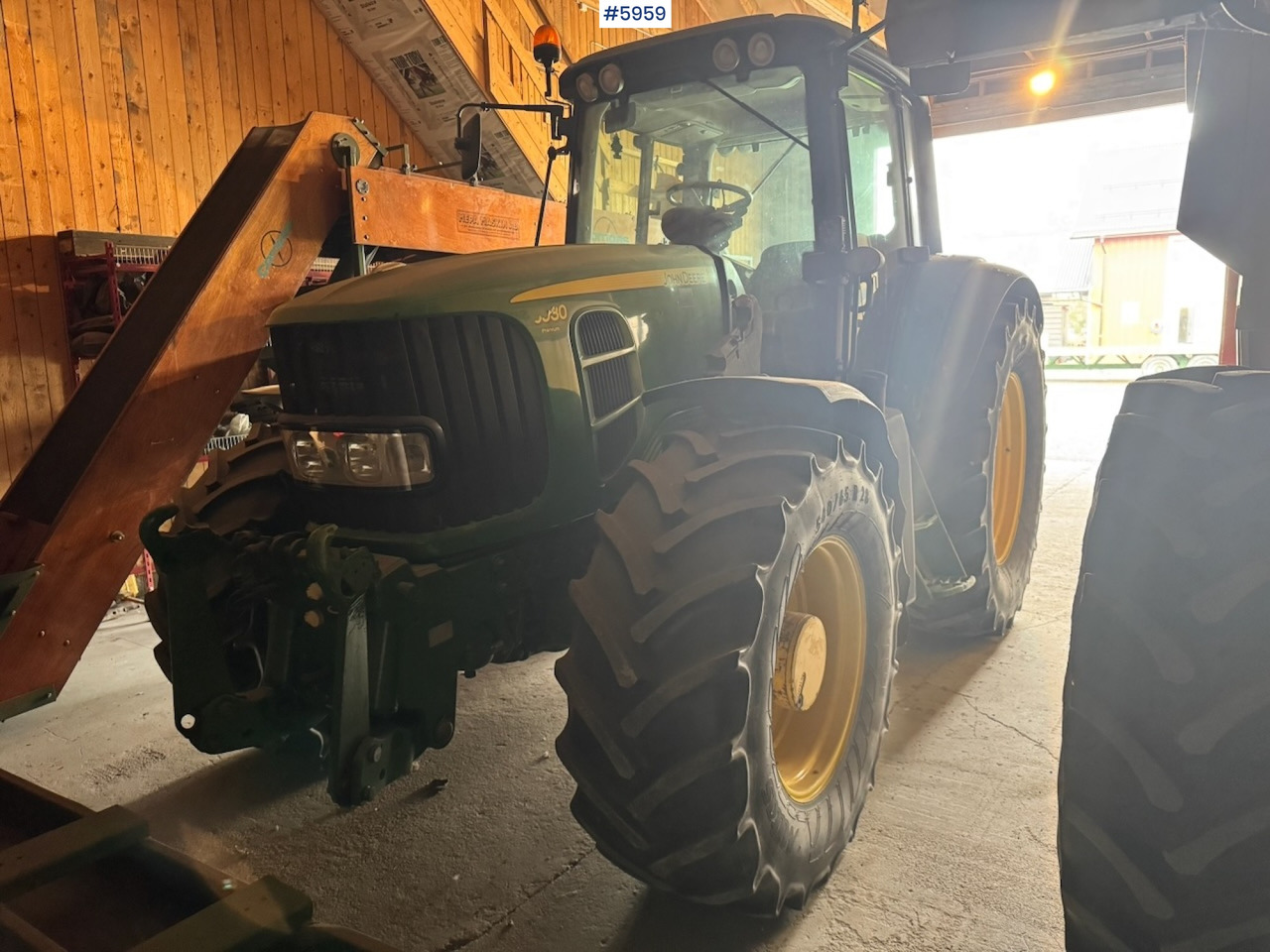 2007 John Deere 6930 w/ Front loader, hydraulics and Front PTO. Rep object. - Трактор: снимка 1 2007 John Deere 6930 w/ Front loader, hydraulics and Front PTO. Rep object. - Трактор: снимка 1