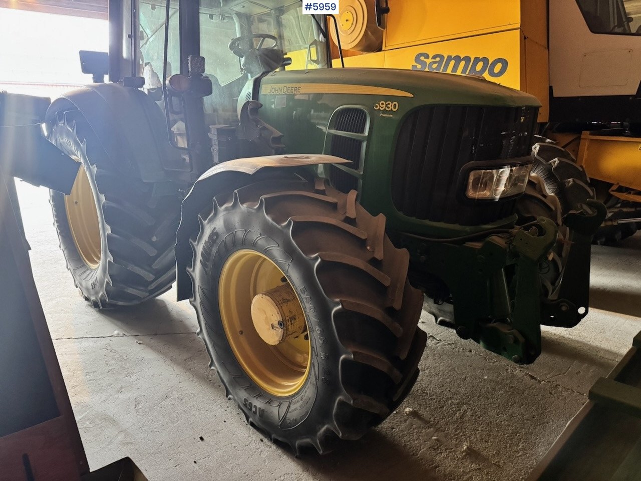 2007 John Deere 6930 w/ Front loader, hydraulics and Front PTO. Rep object. - Трактор: снимка 5 2007 John Deere 6930 w/ Front loader, hydraulics and Front PTO. Rep object. - Трактор: снимка 5