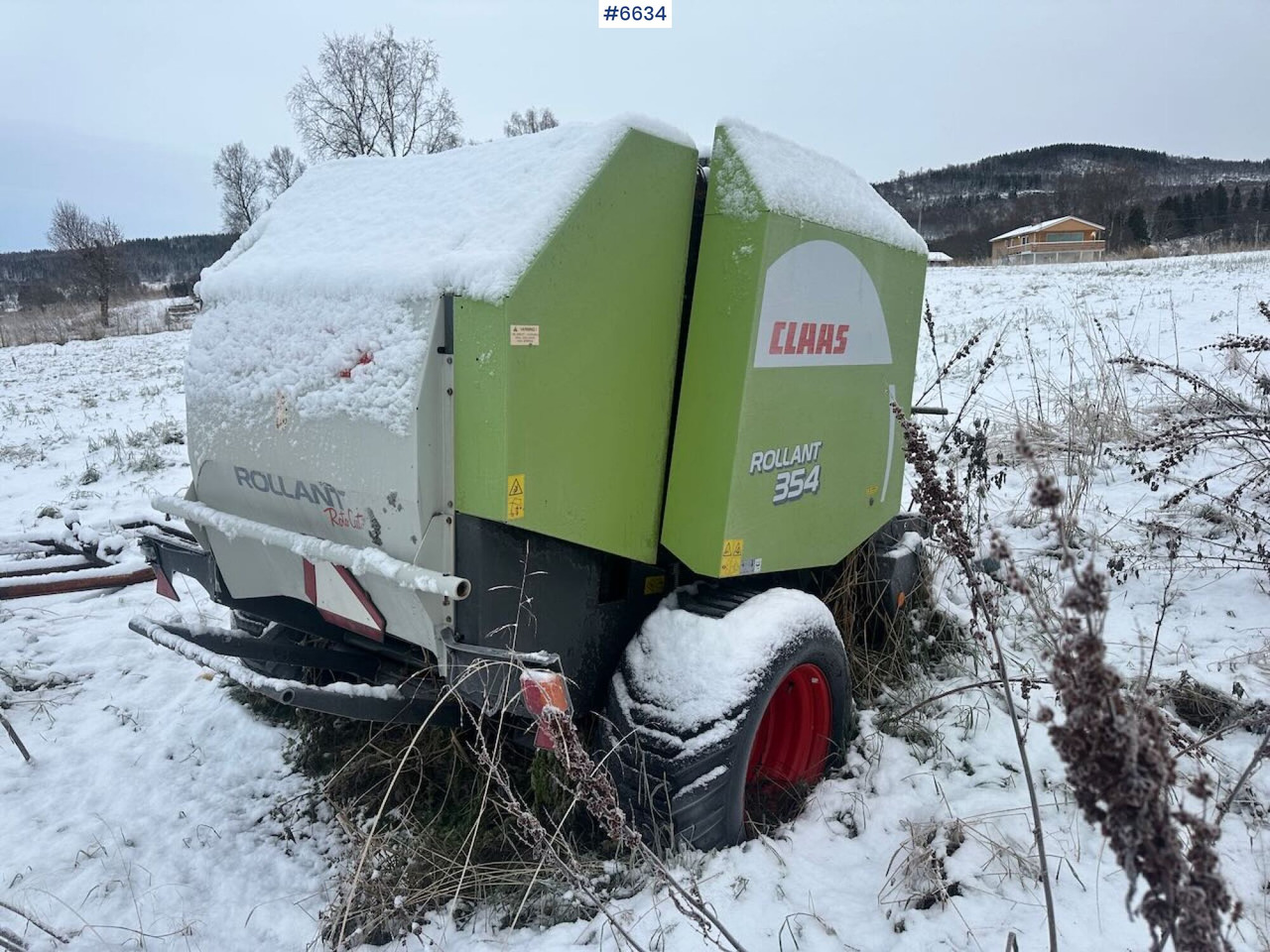 2008 Claas Rollant 354 round baler. w/Low usage. REP.OBJECT. - Машина за сено и фураж: снимка 2 2008 Claas Rollant 354 round baler. w/Low usage. REP.OBJECT. - Машина за сено и фураж: снимка 2