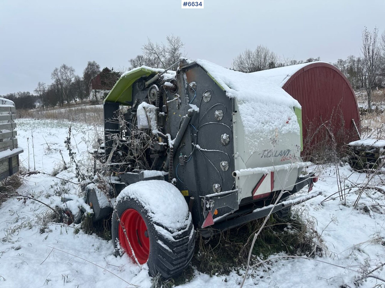 2008 Claas Rollant 354 round baler. w/Low usage. REP.OBJECT. - Машина за сено и фураж: снимка 4 2008 Claas Rollant 354 round baler. w/Low usage. REP.OBJECT. - Машина за сено и фураж: снимка 4