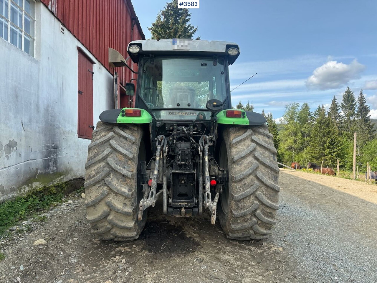 2008 Deutz-Fahr Agrofarm 100 traktor w/ Trima Front loader. See hours! - Трактор: снимка 4 2008 Deutz-Fahr Agrofarm 100 traktor w/ Trima Front loader. See hours! - Трактор: снимка 4