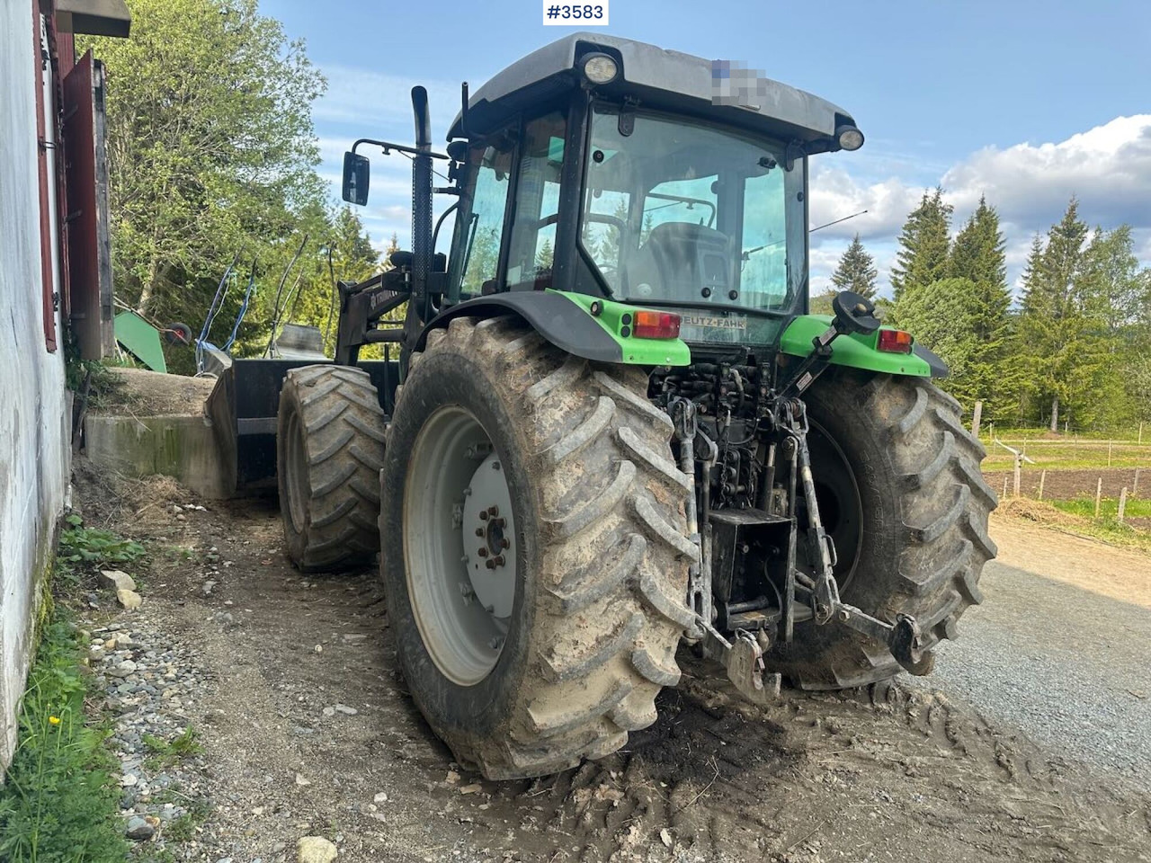 2008 Deutz-Fahr Agrofarm 100 traktor w/ Trima Front loader. See hours! - Трактор: снимка 5 2008 Deutz-Fahr Agrofarm 100 traktor w/ Trima Front loader. See hours! - Трактор: снимка 5