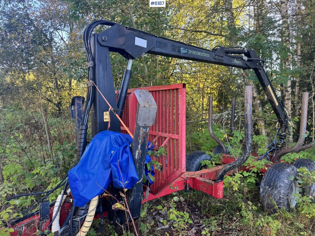 2008 Farmi Primero 3967 Timber trailer. - Ремарке за дърва: снимка 2 2008 Farmi Primero 3967 Timber trailer. - Ремарке за дърва: снимка 2