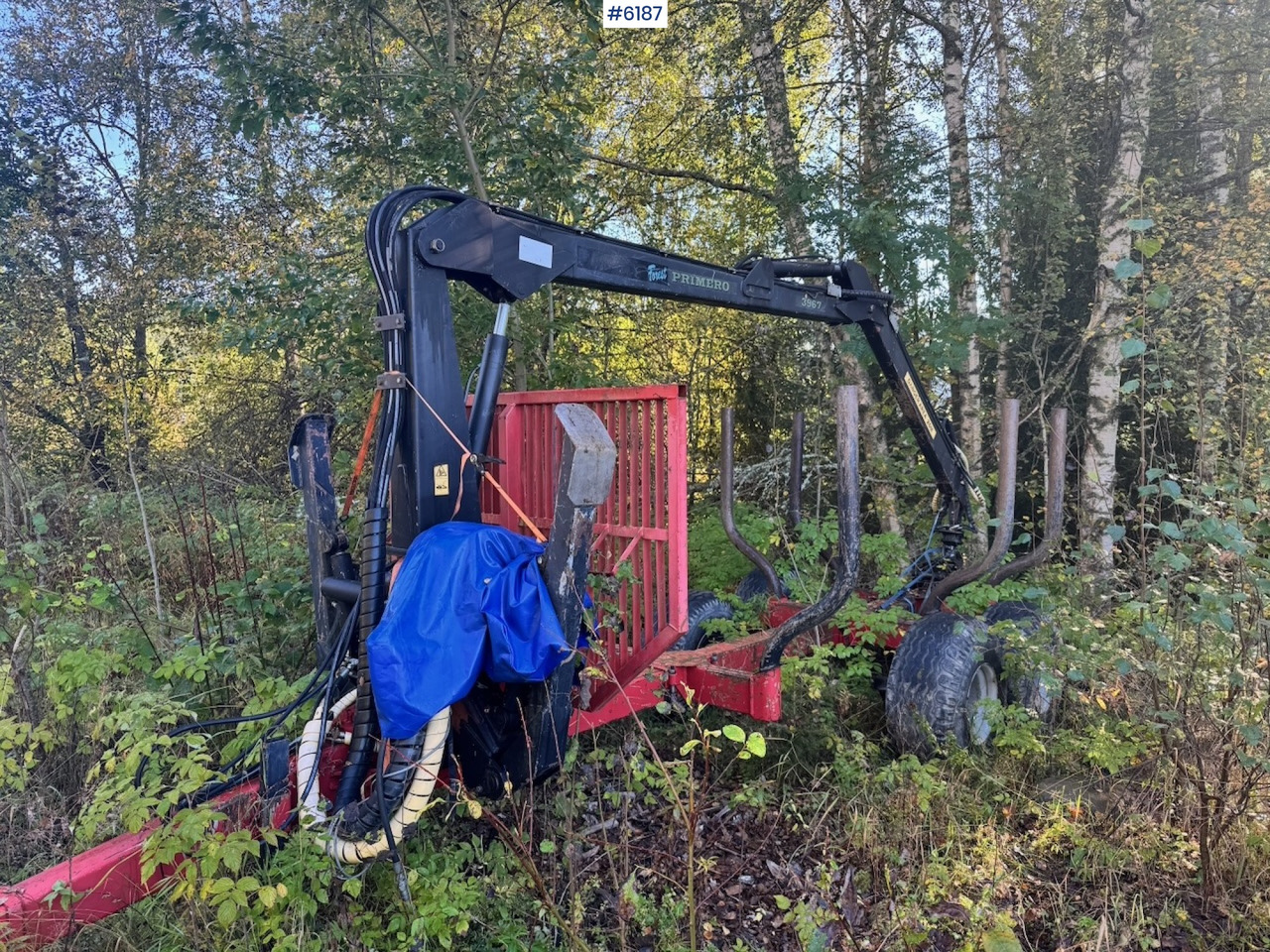 2008 Farmi Primero 3967 Timber trailer. - Ремарке за дърва: снимка 1 2008 Farmi Primero 3967 Timber trailer. - Ремарке за дърва: снимка 1