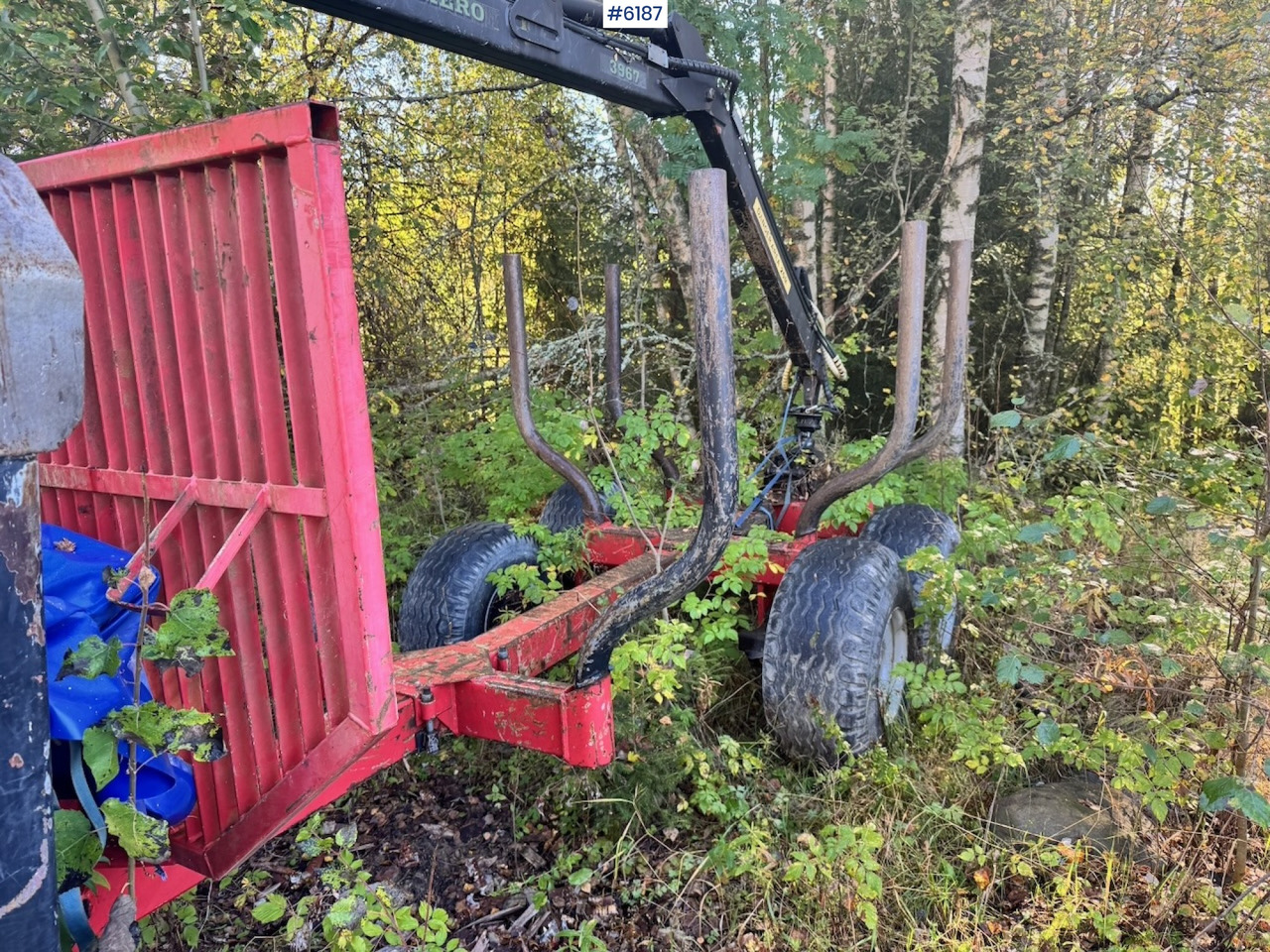 2008 Farmi Primero 3967 Timber trailer. - Ремарке за дърва: снимка 4 2008 Farmi Primero 3967 Timber trailer. - Ремарке за дърва: снимка 4