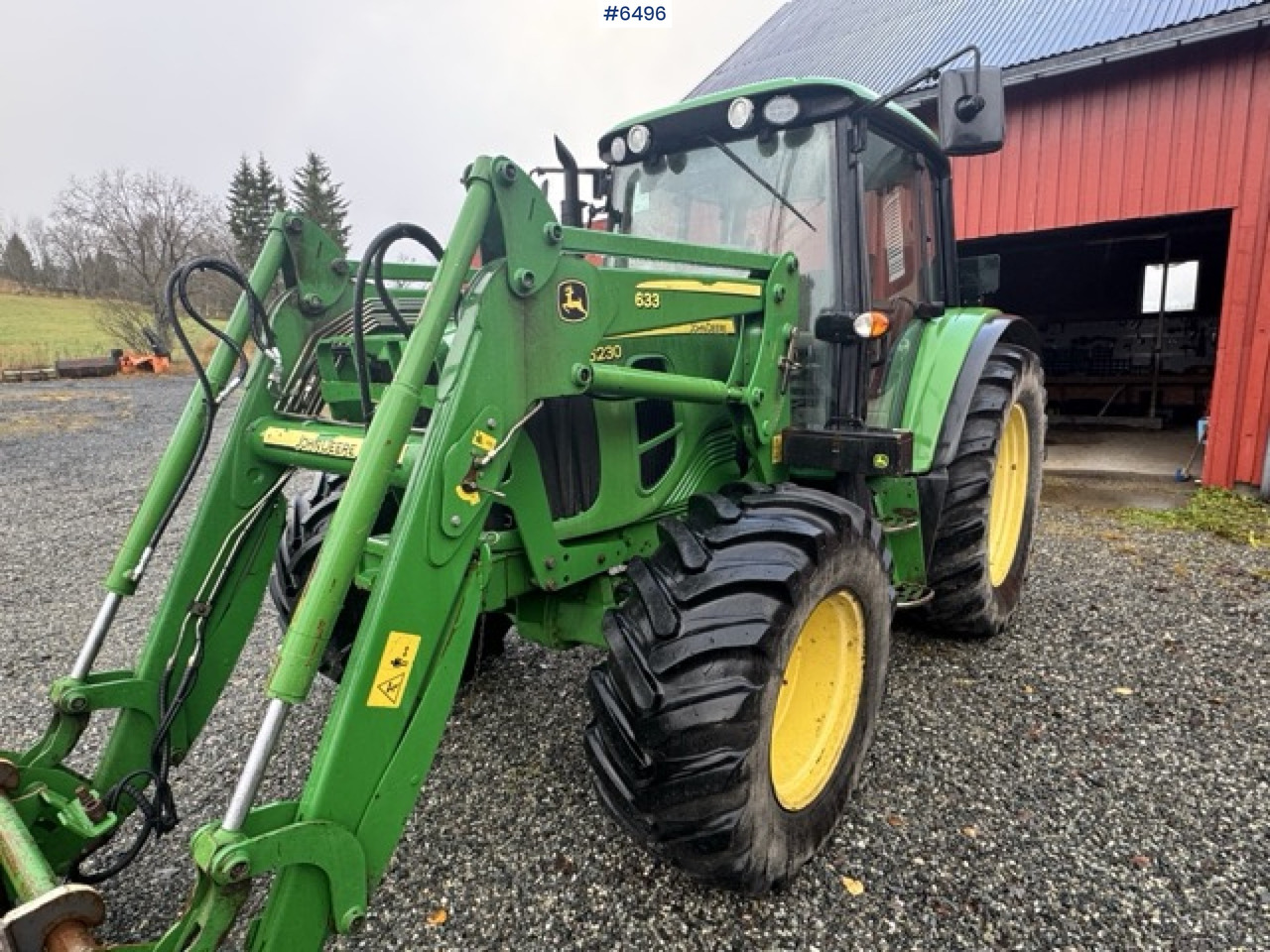 2008 John Deere 6230 Premium with front loader and 3rd function - Трактор: снимка 3 2008 John Deere 6230 Premium with front loader and 3rd function - Трактор: снимка 3