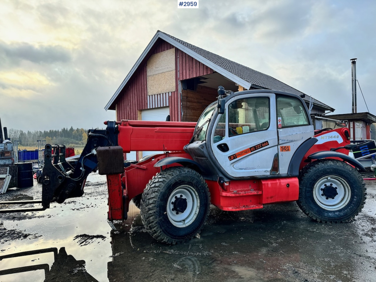2009 Manitou MT 1440 Telescopic truck w/ Bucket, Pallet forks and Lifting jib - Телескопичен товарач: снимка 2 2009 Manitou MT 1440 Telescopic truck w/ Bucket, Pallet forks and Lifting jib - Телескопичен товарач: снимка 2