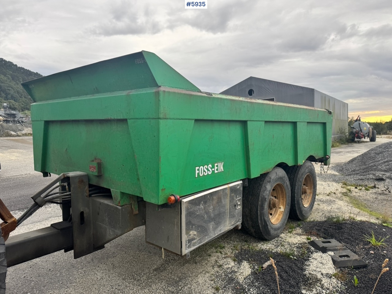 2011 Foss Eik Dumper Trailer. - Селскостопанско ремарке самосвал: снимка 1 2011 Foss Eik Dumper Trailer. - Селскостопанско ремарке самосвал: снимка 1