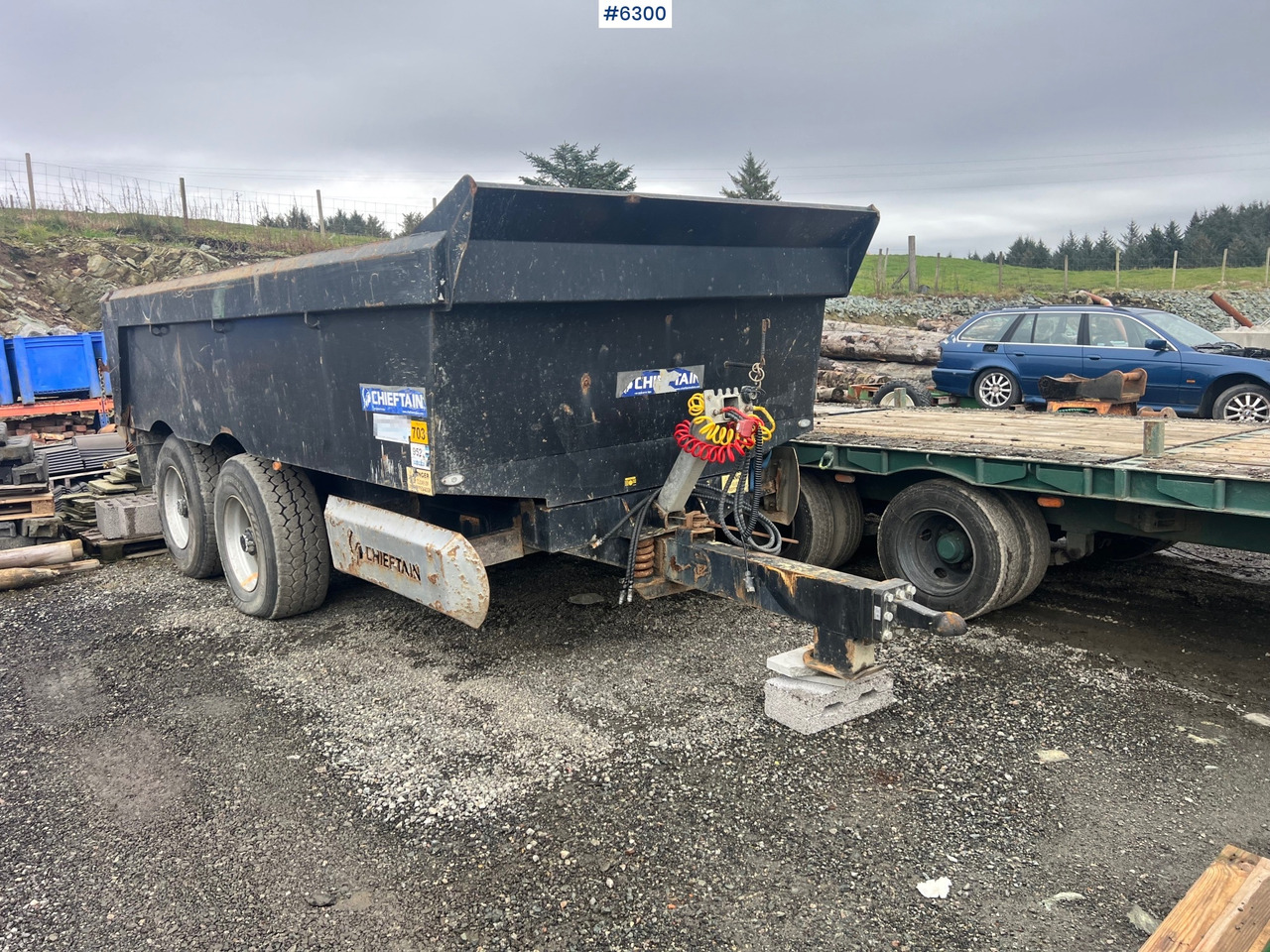 2012 Chieftain 20 ton 2 axle dump trailer - Селскостопанско ремарке самосвал: снимка 2 2012 Chieftain 20 ton 2 axle dump trailer - Селскостопанско ремарке самосвал: снимка 2