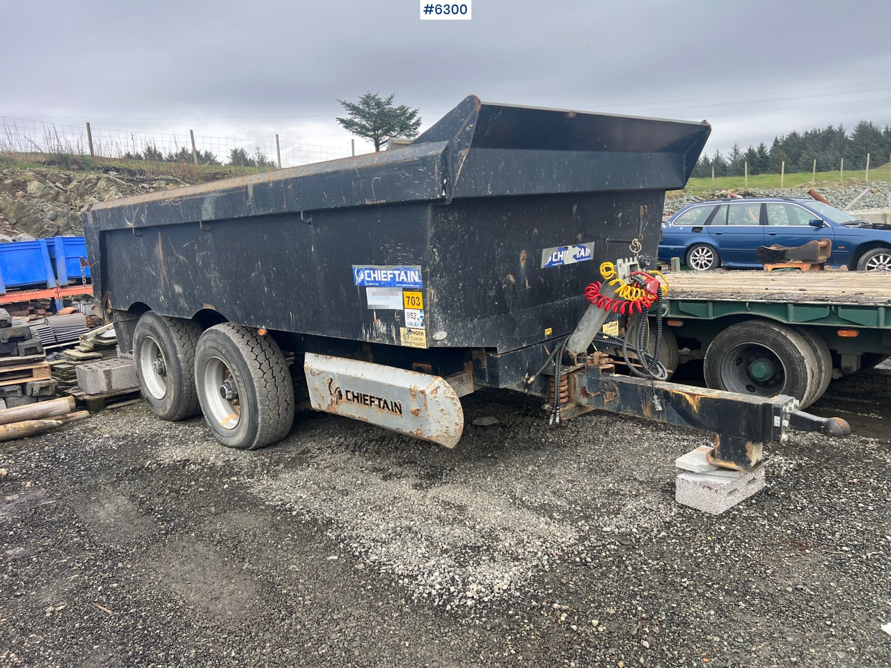 2012 Chieftain 20 ton 2 axle dump trailer - Селскостопанско ремарке самосвал: снимка 3 2012 Chieftain 20 ton 2 axle dump trailer - Селскостопанско ремарке самосвал: снимка 3