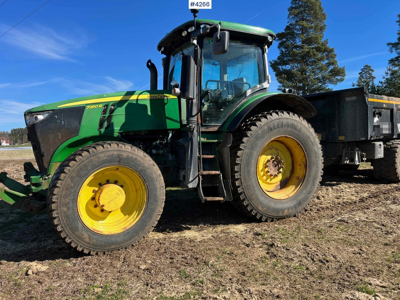 2012 John Deere 7260R Tractor w/ PTO - Трактор: снимка 5 2012 John Deere 7260R Tractor w/ PTO - Трактор: снимка 5