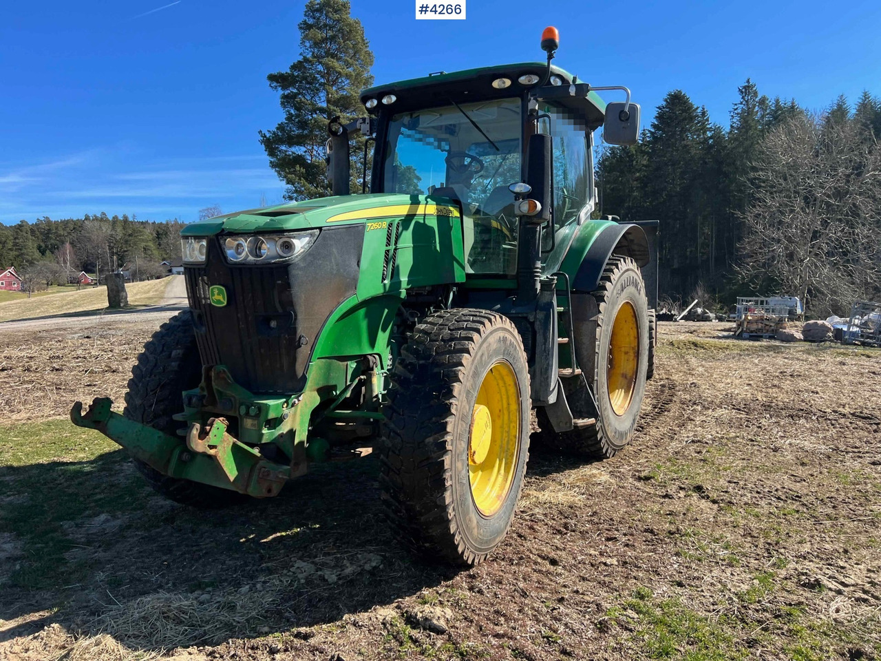 2012 John Deere 7260R Tractor w/ PTO - Трактор: снимка 3 2012 John Deere 7260R Tractor w/ PTO - Трактор: снимка 3