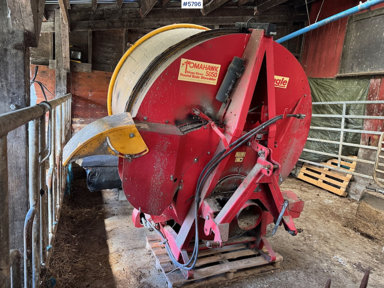 2012 Teagle Tomahawk 5050 - Машина за сено и фураж: снимка 4 2012 Teagle Tomahawk 5050 - Машина за сено и фураж: снимка 4